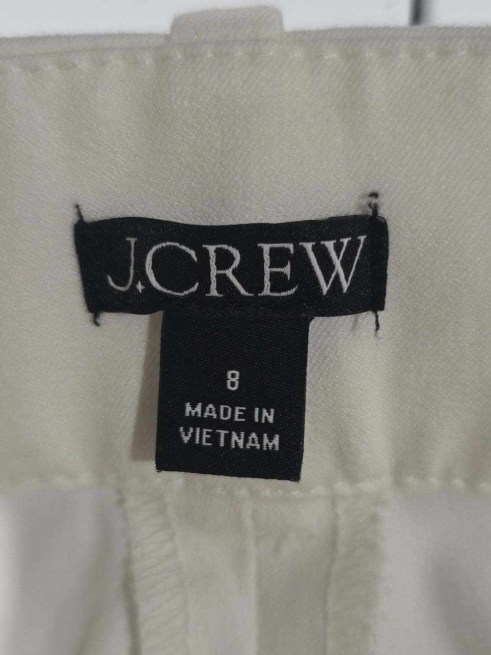 J.Crew Sydney Wide-Leg Pants – Cream / Ivory Size 8 - Picture 8 of 9